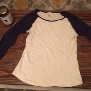 Forever 21 3/4 sleeve Baseball Tee